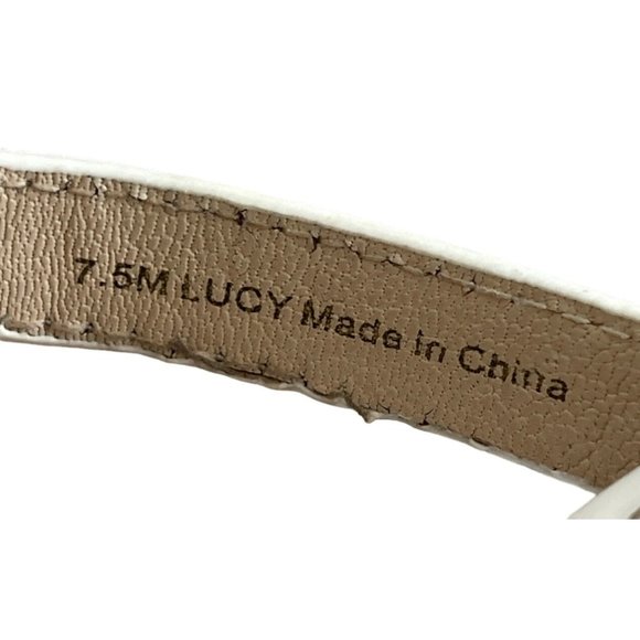 J McLaughlin Lucy Sandals White Patent‎ Leather Thong Flip Flop 7.5M MSRP $98 - Picture 11 of 11